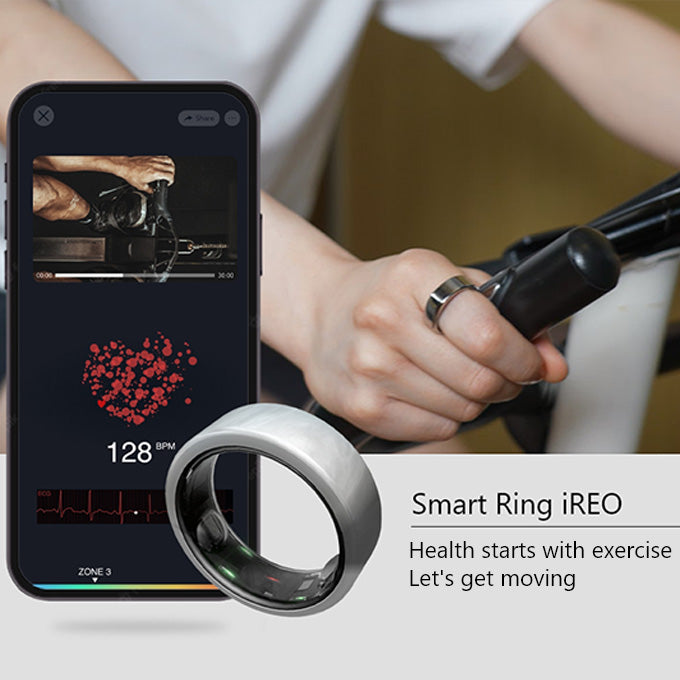 iREO Smart Ring:  Sleep and Fitness with AI Advice