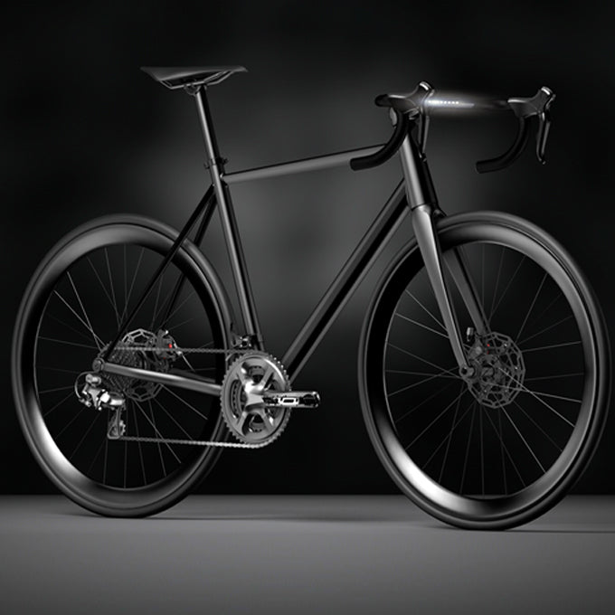 Built-in large colour display smart E-road bike