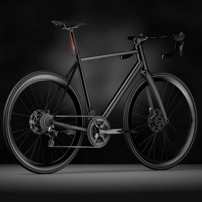 Built-in large colour display smart E-road bike